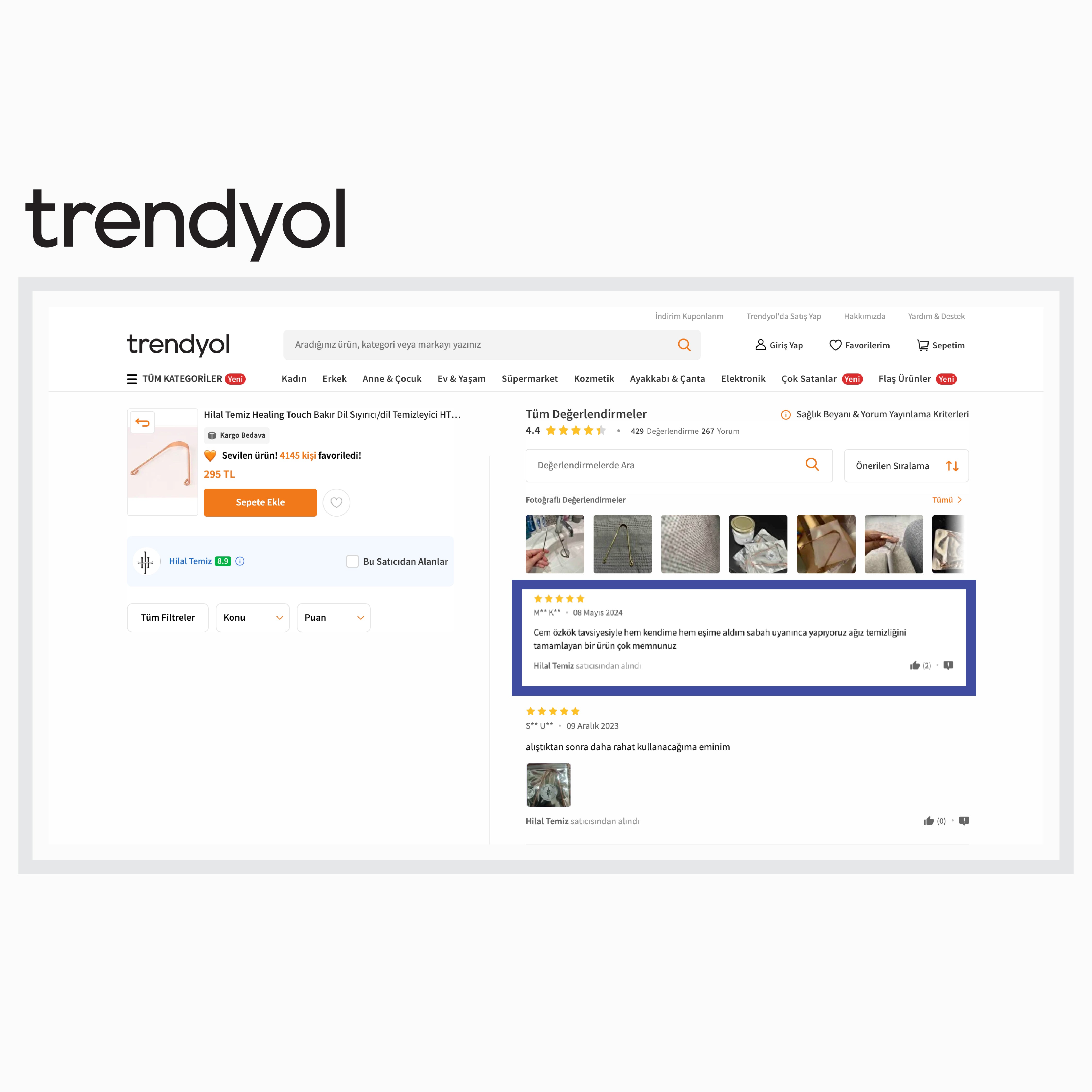Trendyol Yorum Aktarma